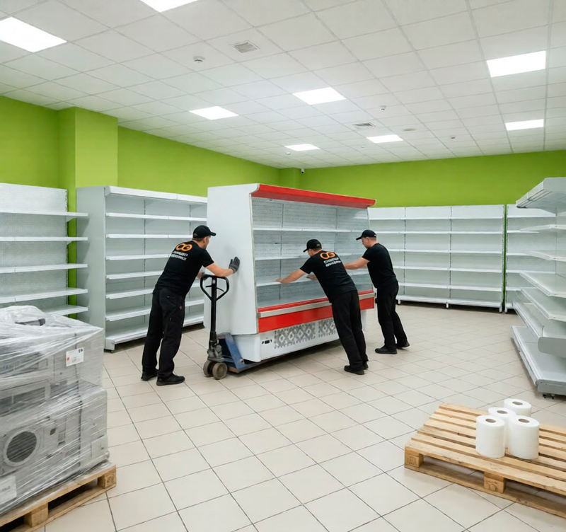 Переезд магазина в Белоусово